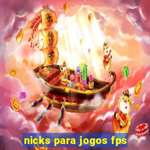 nicks para jogos fps