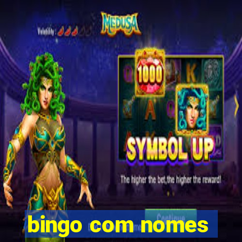 bingo com nomes