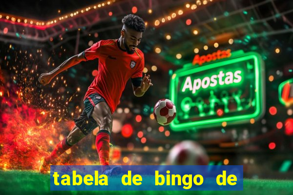 tabela de bingo de 1 a 100