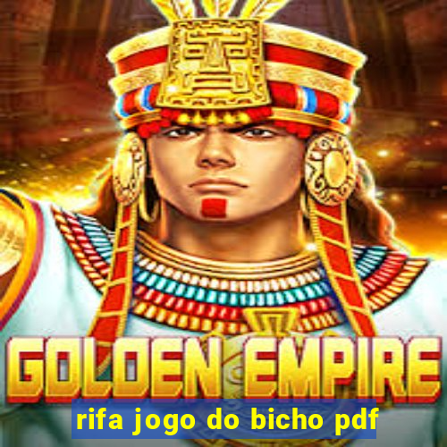 rifa jogo do bicho pdf