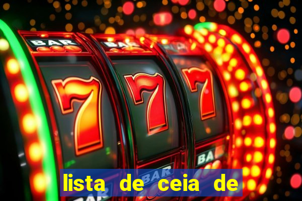 lista de ceia de natal completa